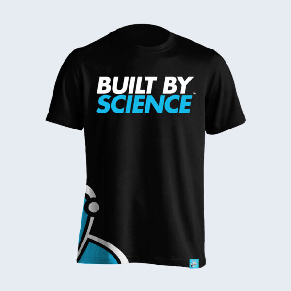 Built-By-Science-Black-Tshirt-Front