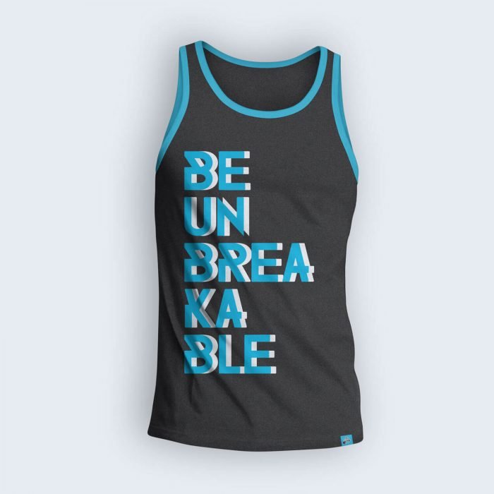Be-Unbreakable-Charoal-Gray-Tank-Top-Front